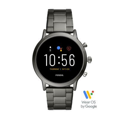 Gen 5 Smartwatch The Carlyle HR Smoke Stainless Steel - FTW4024 - Fossil