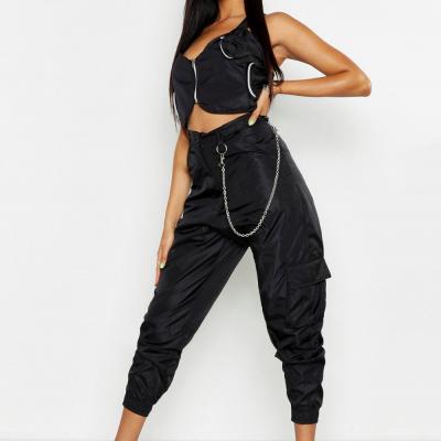 Patch Pocket Detail Trousers Boohoo