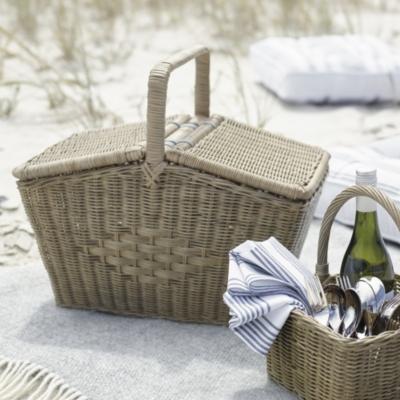 Handwoven Picnic Basket - The White Company UK