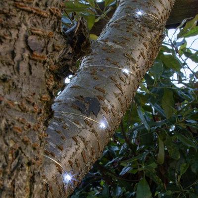 GardenKraft 10409 300 Bright White Micro LED Outdoor String Lights