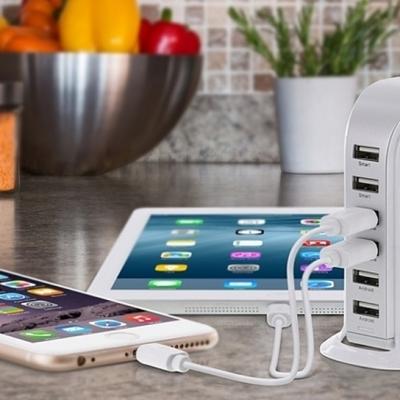30W 6-Port USB Charging Station -USB Hub by Deal Hulk on OpenSky