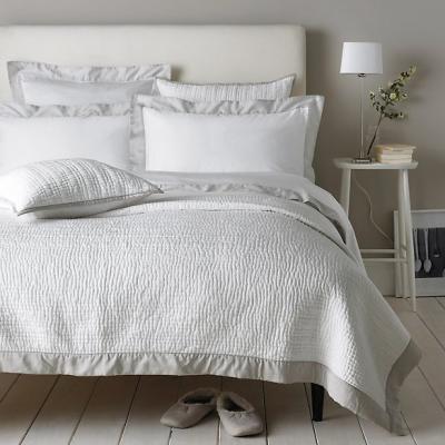 Genoa Bed Linen Collection - Silver | The White Company
