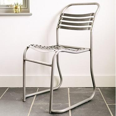 Graham and Green - Brushed industry style chair