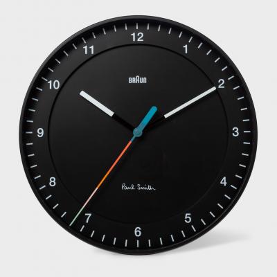 Paul Smith + Braun® Black Classic Quartz Wall Clock