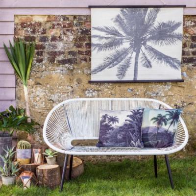 Anora String Bench In White