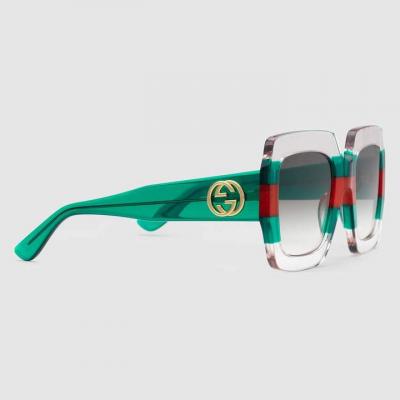 Gucci Square-frame acetate sunglasses