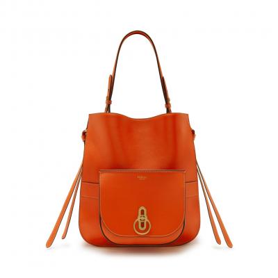 Amberley Hobo Tangerine Orange Small Classic Grain Amberley Mulberry