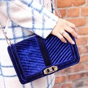 Chevron Quilted Small Love Crossbody
