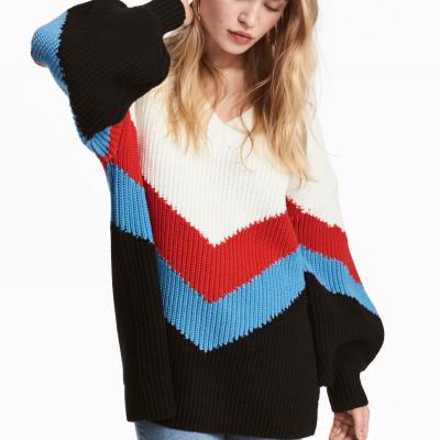 and wide sleeves with ribbed cuffs. Relaxed fit. Sweater WOMEN H&M US