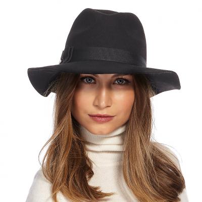 M&S COLLECTION Pure Wool Ribbon Fedora Hat
