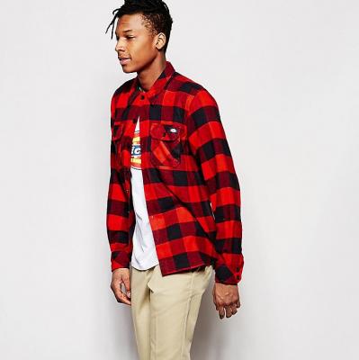 Dickies Shirt With Check and Front Pockets in Regular Fit