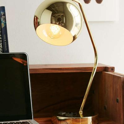 Gumball Desk Lamp - Gold