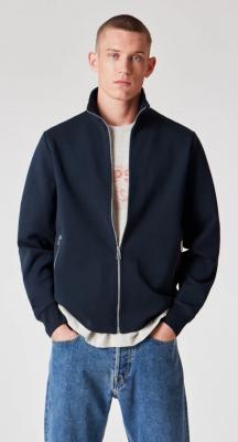 Cotton-Blend Zip Sweatshirt