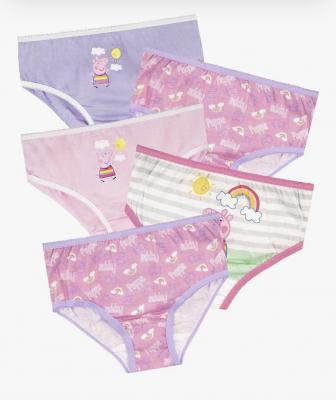 Peppa Pig Girls Piglet Underwear 5 Pack