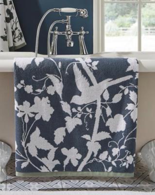Laura Ashley Dusky Seaspray Oriental Garden Towels