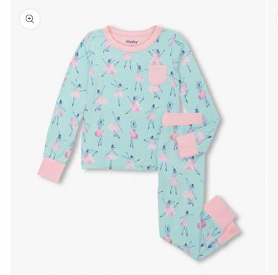 Girls Ballet School Bamboo Pyjama Set