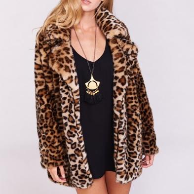Show Me Your MuMu - IVANKA JACKET ~ JUNGLE CAT FAUX FUR