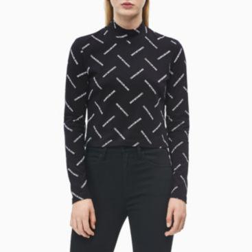 Cropped All-Over Logo T-shirt CALVIN KLEIN® J20J2129270GJ