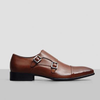 Regal Bearing Leather Monk Strap Dress Shoe Kenneth Cole