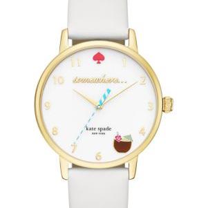 white coconut 5 oclock somewhere watch - kate spade new york
