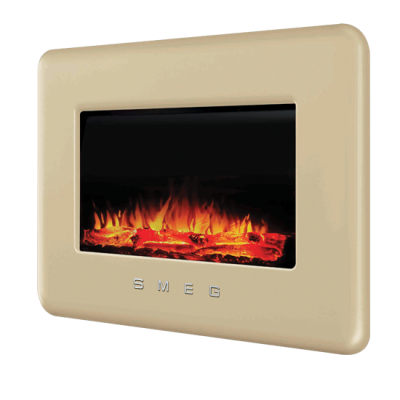 L30FABE Cream electric fire - Smeg 50s Style