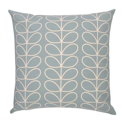 Orla Kiely Large Linear Stem Cushion 50x50cm - Duck Egg