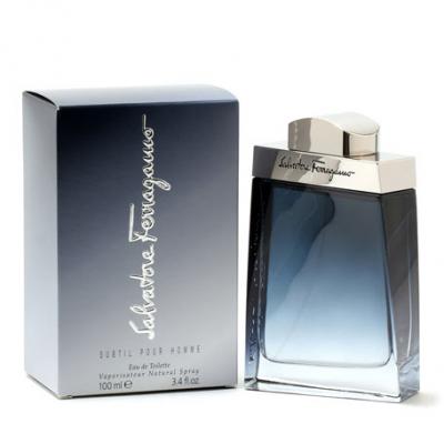 Salvatore Ferragamo Subtil for Men Eau de Toilette Spray, 3.4 oz./ 100.5 mL