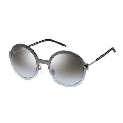 Marc Jacobs Round Mirrored Plastic/Metal Sunglasses