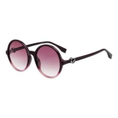 Fendi Round Gradient Propionate Sunglasses