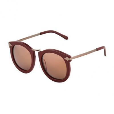 Karen Walker Oversized Round Acetate Sunglasses