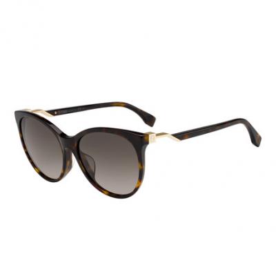 Fendi Round Gradient Sunglasses