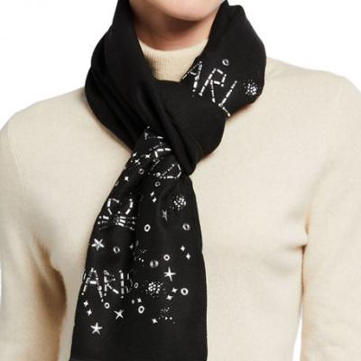 Karl Lagerfeld Night Sky Beaded Scarf
