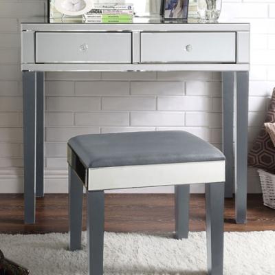 Inspired Home 2-Piece Mirrored Vanity Set