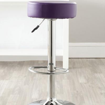Safavieh Jude Faux Leather Swivel Bar Stool
