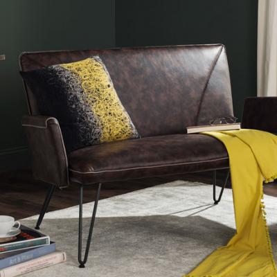 Safavieh Johannes Faux Leather Settee