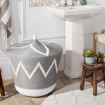 Safavieh Santori Lidded Laundry Basket