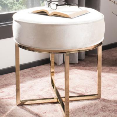 Safavieh Angelea Round Ottoman