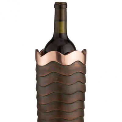 Nambe Copper Canyon Scalloped Wine Chiller