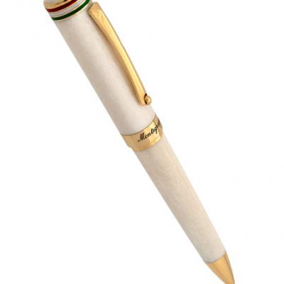 Montegrappa Italia Ballpoint Pen, White/Gold