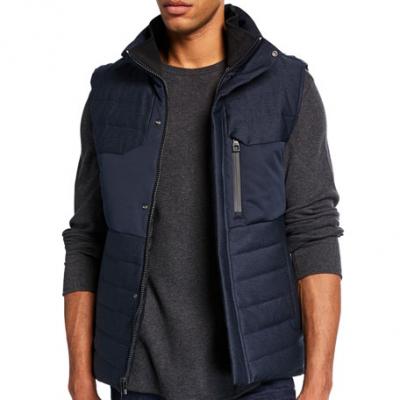 Tumi Mens Heritage Down Filled Reversible Vest