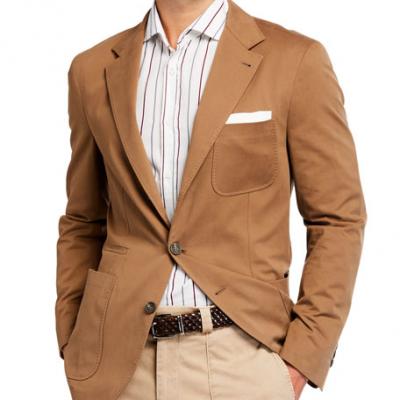 Brunello Cucinelli Mens Cashmere-Blend Sport Coat