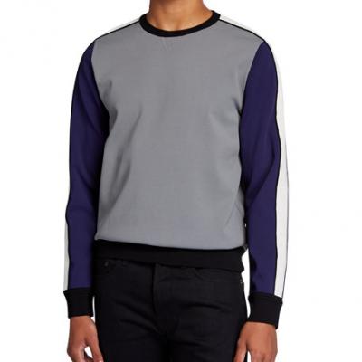 Valentino Mens Colorblock Crewneck Sweater