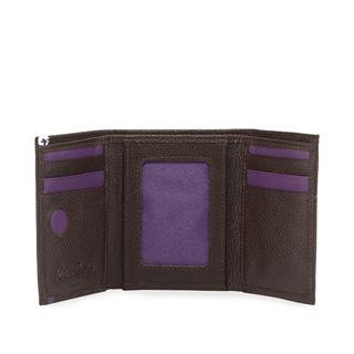 Robert Graham Mens Wilkes Embossed Leather Tri-Fold Wallet