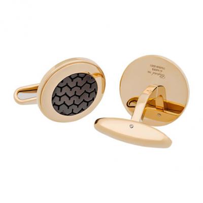 Chopard Mille Miglia 18k Rose Gold Cufflinks