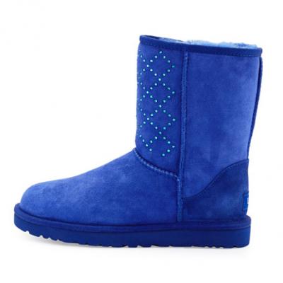 UGG Classic Short Crystal Suede Boots