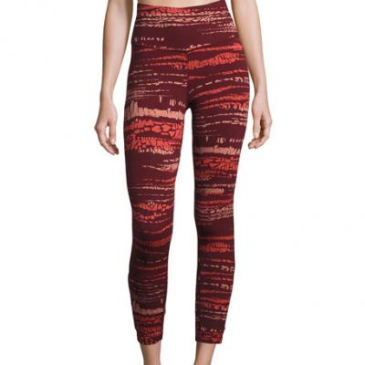 The North Face Motivation Strappy Printed Leggings, Red