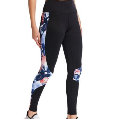 Marika Tek Maria Abstract Side High-Waist Ankle Leggings