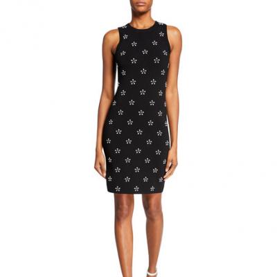 MICHAEL Michael Kors Sleeveless Floral-Print Dress