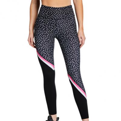 Betsey Johnson High-Waist Printed Ankle Crop Leggings
