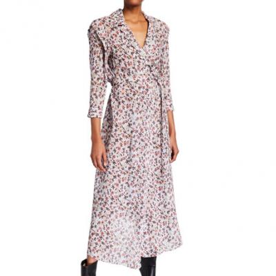 Chloe Long Printed Dress